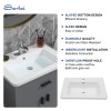 US Bathroom Vanity Sink Top Ceramic Vanity Sink Top with