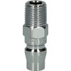 Metal Plug Nipple, 1/4 Inch AG, Asia
