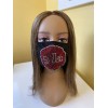 Unbranded Comma La Kamala Harris Bling Face Mask Red and