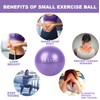 Fit Even Exercise Ball Purple, 9 Inch Soft PVC -