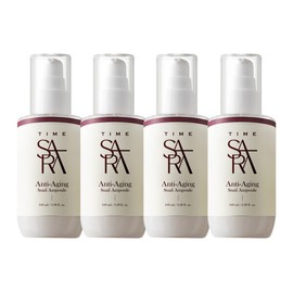 TIMESARA Anti-Aging Snail Snail Elasticity Ampoule 100ml 4pcs / 타임사라 안티에이징 스네일 달팽이 탄력 앰플 100ml 4개