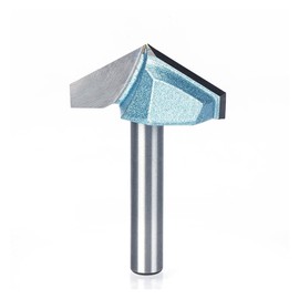 CREAP 1pc Router Bits V Type Slotting Cutter 1/2 Shank 1/4 Shank Tungsten Woodworking Carving Tool for MDF Wood(X6844)