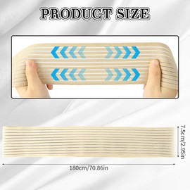 TecquorA Elastic Calf Compression Bandage Sleeve,4PCS 180cm Leg Compression Sleeve Breathable Adjustable Design,For Legs Stabilising Ligament,Sport,Fitness,Gym,Muscle Support (Men & Women)