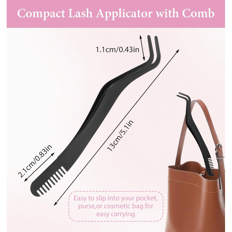 Pack of 2 Eyelash Curlers for Lashes, Eyelash Tweezers with