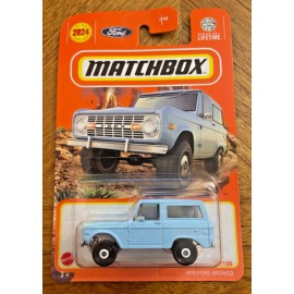 Matchbox ‘70 Ford Bronco #029 MBX ‘24 Series Light Blue VHTF