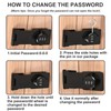 MIYUANGKJ Pack of 2 Hasp Combination Lock 5 Inch Security