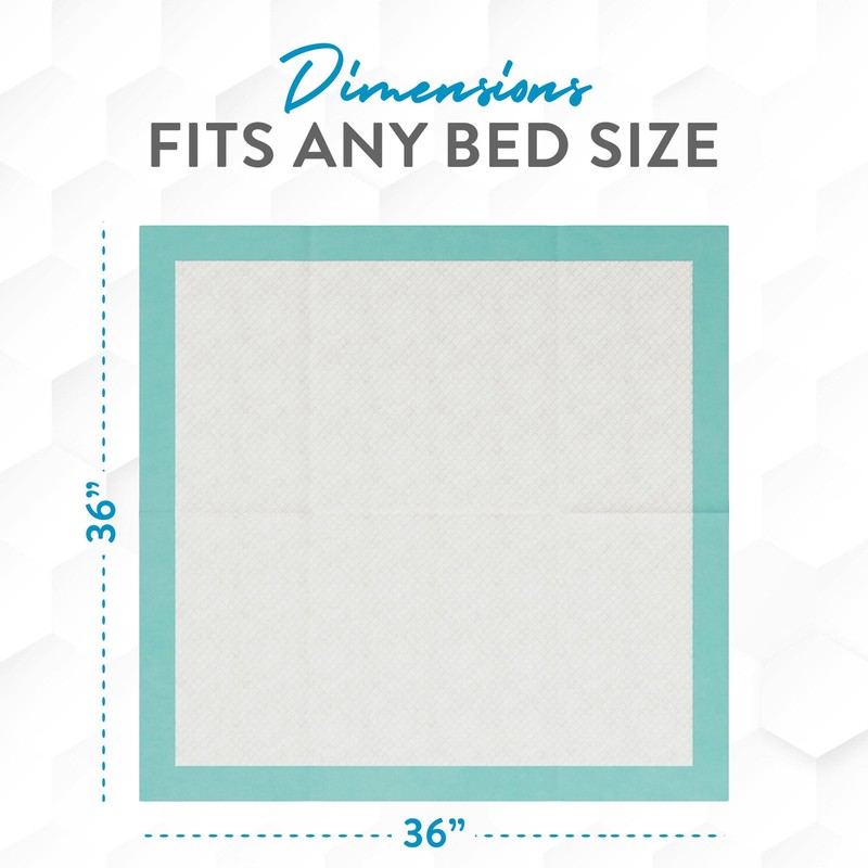 Inspire Extra Large Super Absorbent Disposable Bed Pads for Chronic