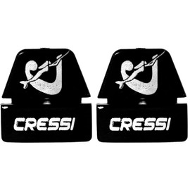 Cressi Onda/Ondina/Perla/Perla Jr/Sirena/Sirenetta/Piumetta Buckles Mask - Transparent, Black