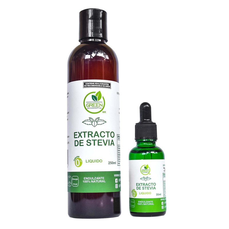 Green Concept Kit Stevia Líquida 100% Natural de 280 ml