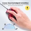 SANWA Wired Ergonomic Trackball Mouse, Programmable Roller Ball Mice, Tilt