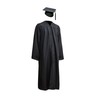 Robe Academicus Complete Set: Satin Academic Talar + Graduation Hat