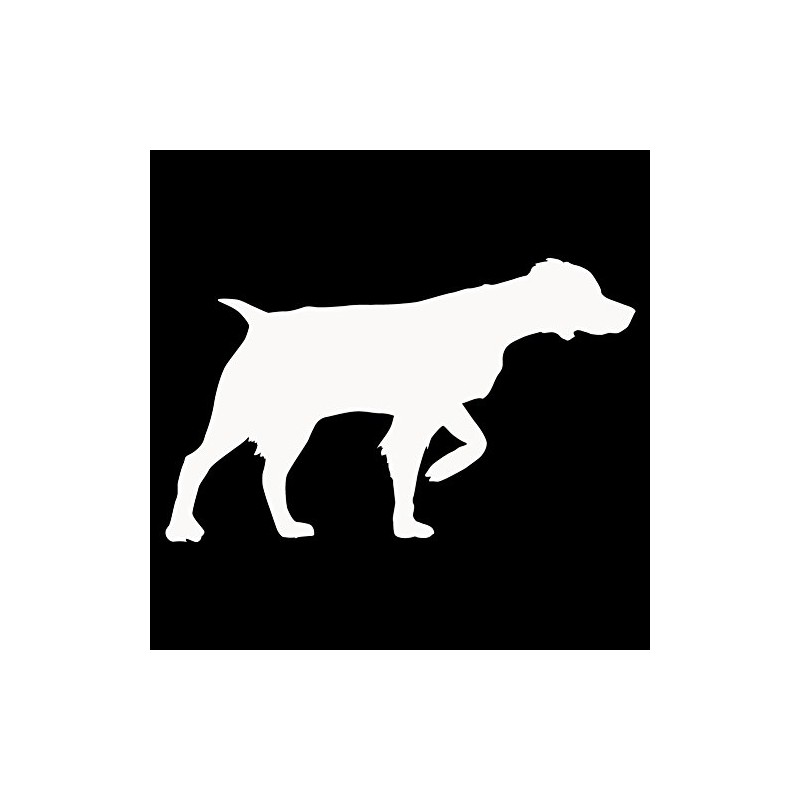 Express Yourself Products Brittany Spaniel Pointing (White - Reverse Image