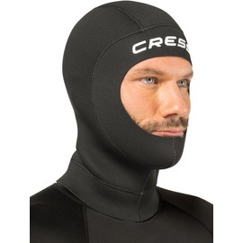 Cressi Solo Hood 3mm, Black/Black, M