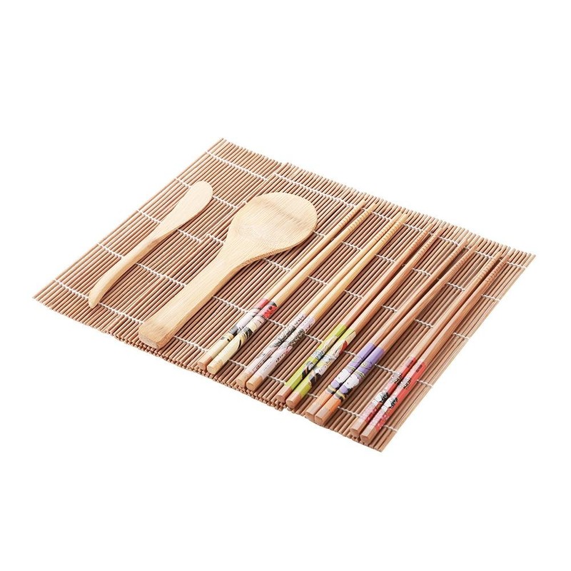 13 Unids/Set Bamboo Sushi Making Kit Family Office Party Homemade