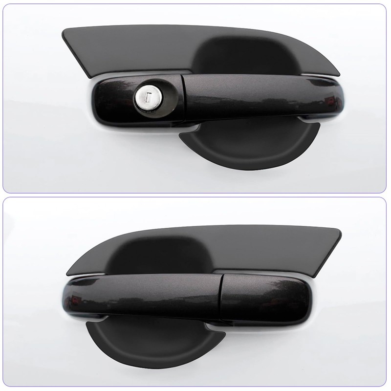 SUERAUTO4X4 Door Handle Bowl Insert Cover for Ford Ranger PX1