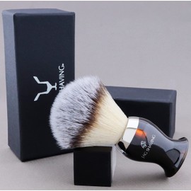Jag Shaving Shaving Brush - Synthetic Silver-Tip Hair Shaving Brush - Shaving Cream Brush - Shaving Brush for Men and Women - Wine Colour - A Perfect Shaving Brush to Match Your Safety Razor