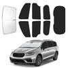 Car Window Shades Fit for Chrysler Pacifica(Hybrid) 2017-2025, 8PCS Full