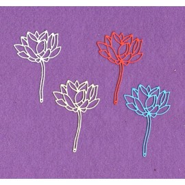 Unbranded LOTUS FLOWER  die cuts scrapbook cards