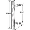 Prime-Line C 1034 Sliding Patio Door Wood Pull, Chrome Plated