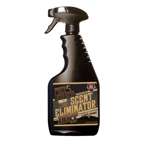 Pure Whitetail | Scent Eliminator Spray - Dirt | Scent Eliminator for Hunting | Scent Blocker | Scent Masking Spray | Hunter Scent Spray | Fresh Dirt Scent | 22 oz Spray Bottle