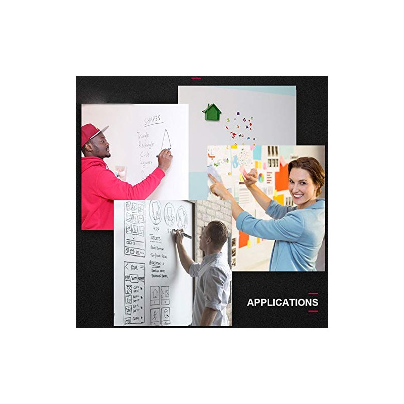 Whiteboard Wall Sticker Magnetic Whiteboard - for Memos, Notes and