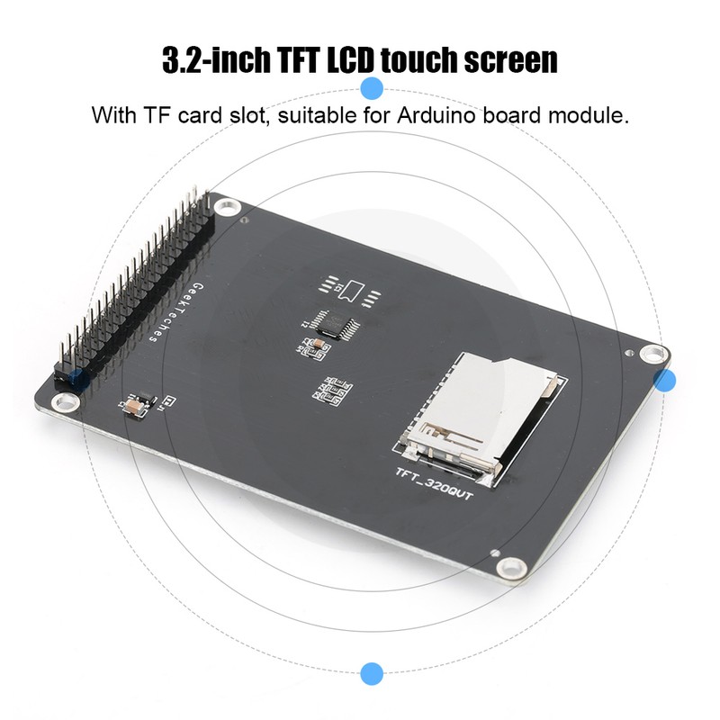 3.2inch 320x240 TFT LCD Touch Screen with TF Card Slot