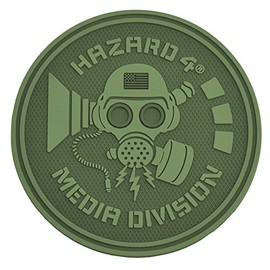 HAZARD 4 Media Division Patch - Green, OD Green