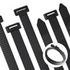 Cable Ties Black 1.0 x 31.5 inches (25 x 800