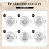 60 Pcs Memorial Balloons White Funeral Remembrance Release Balloons in