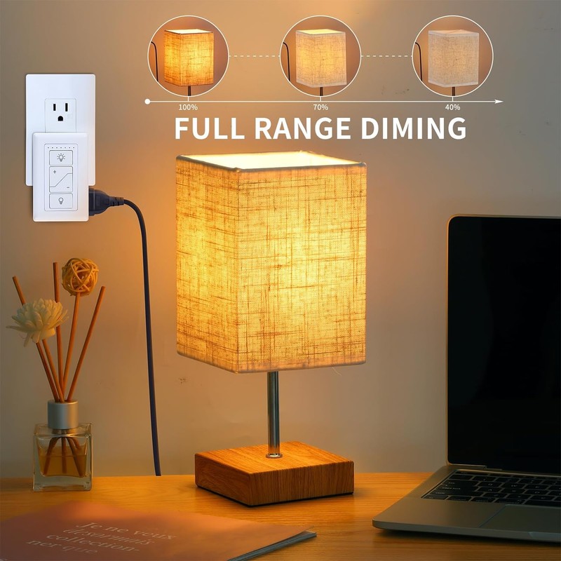 Plug in Lamp Dimmer with Remote, Digital Dimmer Light Switch