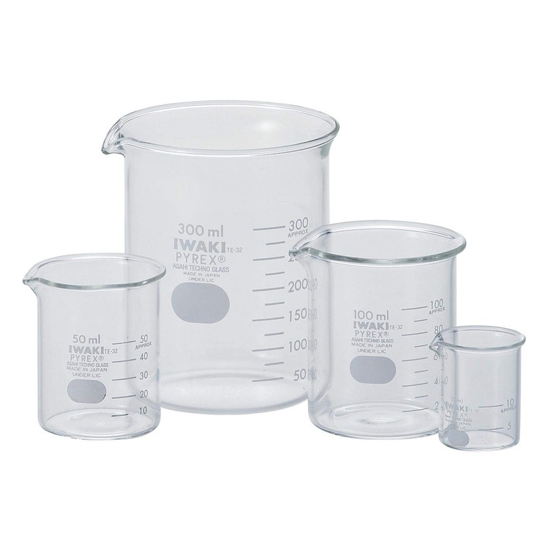 Niigata Seiki BeHAUS GB-200 Glass Beaker, 6.8 fl oz (200