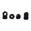 SBRRAIL M3 Hex Nuts Inserted Nylon Small Hardware Self Locking