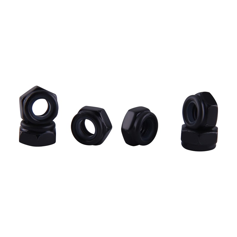 SBRRAIL M3 Hex Nuts Inserted Nylon Small Hardware Self Locking