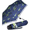 Knirps children's compact umbrella with reflective trim.