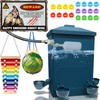 Chicken Waterer with Float Controlled Automatic Set, Chicken Coop Accessories