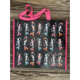 TJX Shopping Bag~SKULLS & Dancing SKELETONS~~P