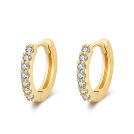 Earrings 925 Silver Hoop Earrings Women's Chunky Earrings Hypoallergenic Hoops Earrings Hoop Earrings, Silver