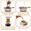 YMMIND 34oz Pour Over Coffee Maker with Double Layer Stainless