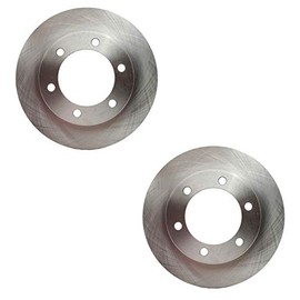 Pair Set 2 Front Disc Brake Rotors For Toyota Tacoma 6 Lug Wheels
