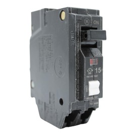 GE THQL1115PAF2 Combination Arc Fault Circuit Breaker Plug On Neutral 15 Amps 120/240 Volts AC 1 Pole 10 KA UL Listed