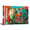 Trefl - Tiger Habits - Puzzle 200 Pieces - Colourful