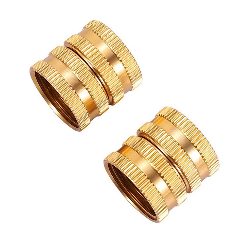 Hanobo Garden Hose Quick Aluminium Fitting Connector, Double Ends Female