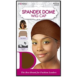 DONNA Spandex Dome Wig Cap Wig Head Wig Caps for Women Hair Net Beige