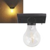Solar Bulb Lamp Waterproof Decorative LED Shed Tungsten Bulb Wall
