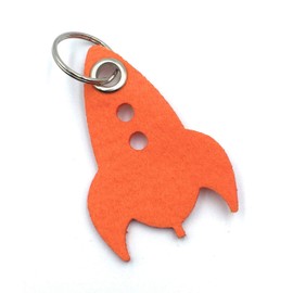 Rocket Wetlall Astronaut Rocket Pendant Keyring, orange