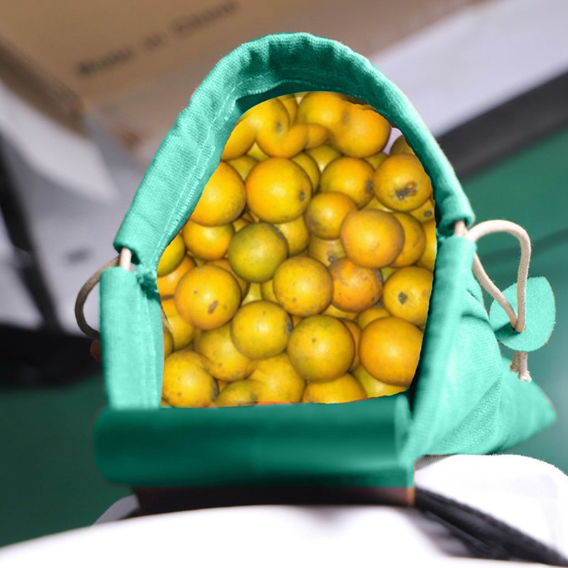 Foraging Bag Large Capacity Durable Canvas PU Leather Wide Application