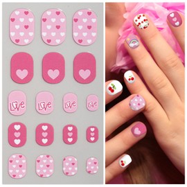 IDDFEVE Nail Stickers for Kids - Self-Adhesive CuteNail Wraps, 3D Unicorn, Fruit, Animals, Star DIY Designs Nail Art Decals for Little Girls, Toddler (8 Sheets)