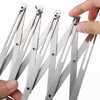 5-Wheel Stainless Steel Pastry Cutter - Expandable Pasta Roller for