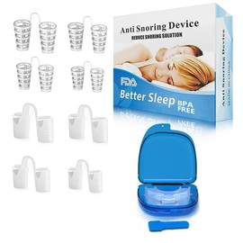8 Stück Schnarchstopper,Wiederverwendbares Nasenspreizer,Premium Anti Schnarch,Einfach Zu Bedienen,Verbessern Den Schlaf,Halten Sie Gut Atmen