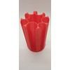RED UK Coin Stacker, Large Size 14cm high, 8 coin